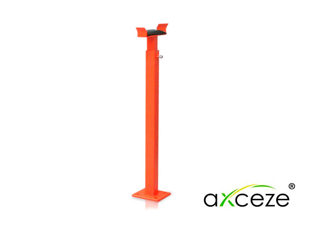 SOPORTE METALICO  AXCEZE AX-CR24  SOPORTE PARA MASTIL DE BARRERAS VEHICULARES ALTURA AJUSTABLE ENTRE 78 A 100CM  FÁCIL MONTAJE