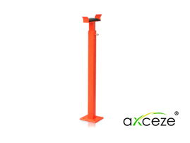 SOPORTE METALICO  AXCEZE AX-CR24  SOPORTE PARA MASTIL DE BARRERAS VEHICULARES ALTURA AJUSTABLE ENTRE 78 A 100CM  FÁCIL MONTAJE