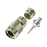 Conector TNC Macho de Rosca para Cable RG-59/U, Grupo D, Níquel/ Plata/ Teflón.