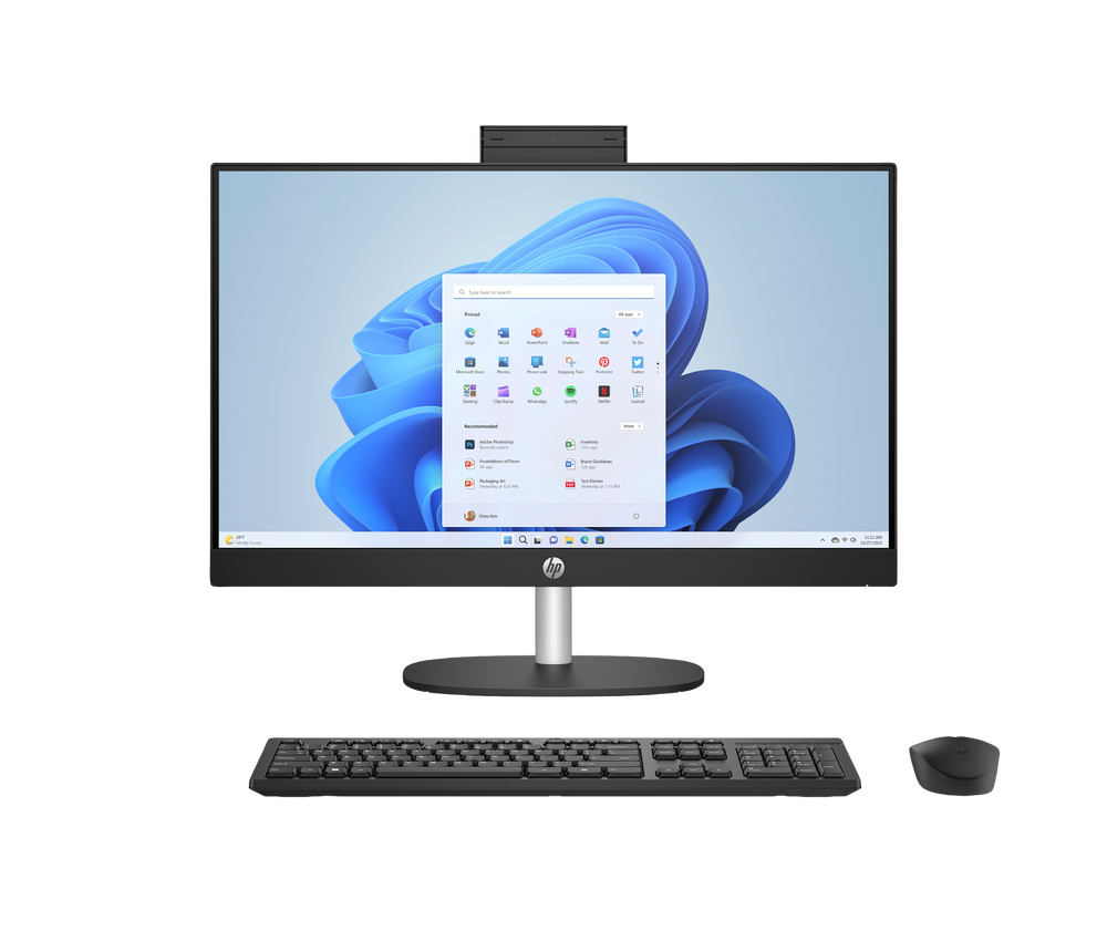 HP 24-cr0253la - All-in-one - Intel Ryzen 5 7520U / 4.3 GHz - DDR5 SDRAM - 512 GB HDD - 24 HP 24-cr0253la - All-in-one - Intel Ryzen 5 7520U / 4.3 GHz - DDR5 SDRAM - 512 GB HDD - 24