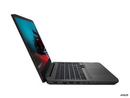 Lenovo IdeaPad Gaming 3 15ARH05 82EY - Diseño de bisagra en 180 grados - AMD Ryzen 5 - 4600H / hasta 4 GHz - Win 10 Home 64 bit - GF GTX 1650  - 8 GB RAM - 256 GB SSD NVMe - 15.6