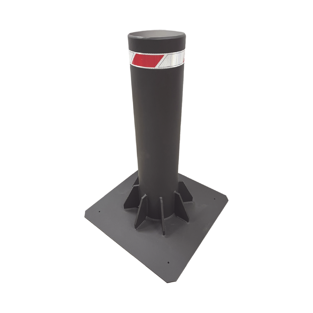 Bolardo Fijo de Alta Seguridad de 220 mm de Diámetro / Fabricado en Acero al Carbón