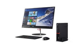 Lenovo - M715q  Mini tower - 10VHA00LGI - AMD Ryzen 5 2400GE - 8 GB - 1 TB Capacidad del disco duro - Windows 10 Pro - Español