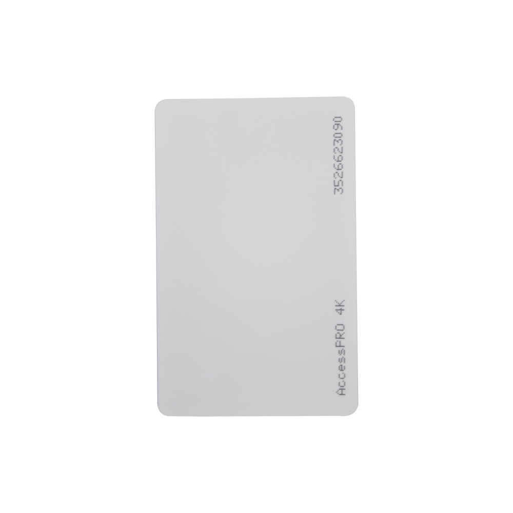 Tarjeta MIFARE Classic / Tipo ISO Card / Memoria 4Kb / Imprimible / Frecuencia 13.56 Mhz/ formato CR80