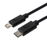 Xtech XTC-520 - Cable USB - USB-C (M) reversible a Micro-USB tipo B (M) - USB 2.0 - 1.8 m - negro