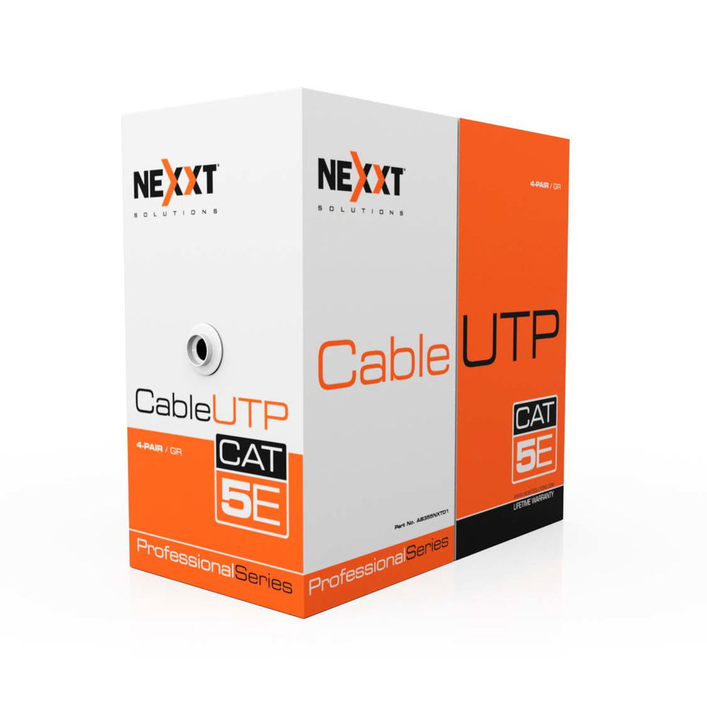 Nexxt Solutions Infrastructure - Cat5e UTP CM 305m GR Nexxt Solutions Infrastructure - Cat5e UTP CM 305m GR