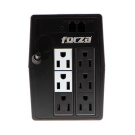 Forza - UPS - Line interactive - 250 Watt - 500 VA - 120 V - 6 NEMA Outputs Forza - UPS - Line interactive - 250 Watt - 500 VA - 120 V - 6 NEMA Outputs