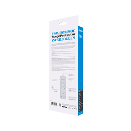 Forza - Surge protector - AC 110/220 V - 8 Tomas de Corriente - USB A+C Forza - Surge protector - AC 110/220 V - 8 Tomas de Corriente - USB A+C