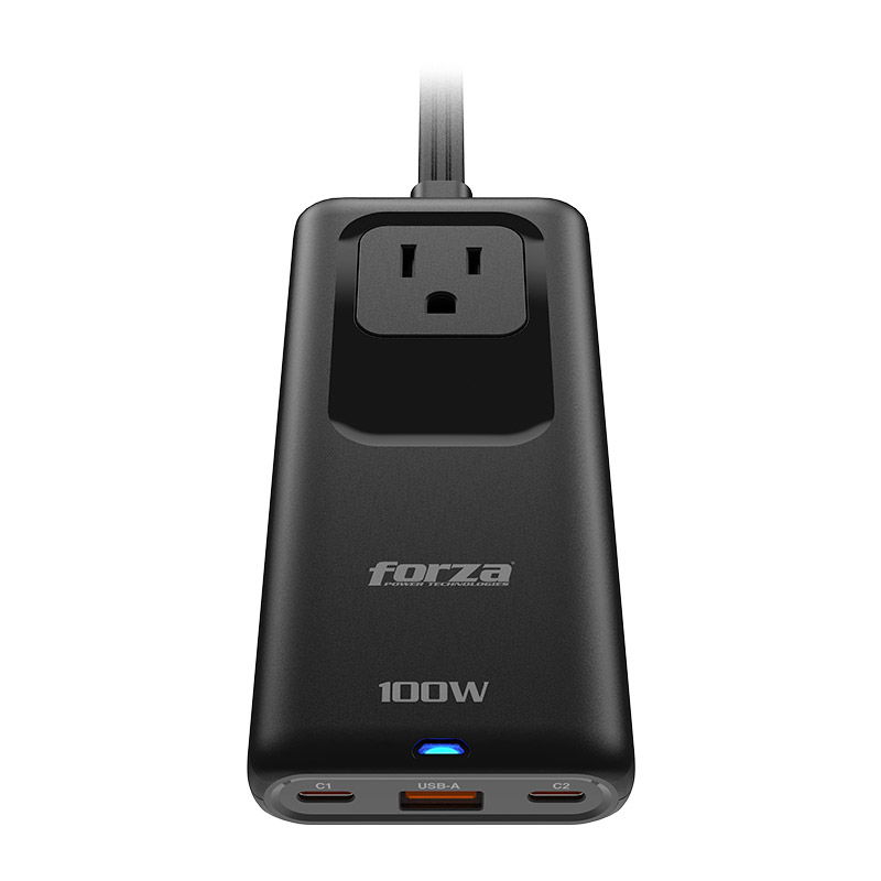 Forza - GaN Charger USB A/C 100W Forza - GaN Charger USB A/C 100W