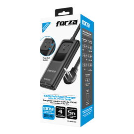 Forza - GaN Charger USB A/C 100W Forza - GaN Charger USB A/C 100W