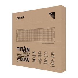 Forza - Solar panel - 200W Portable Forza - Solar panel - 200W Portable