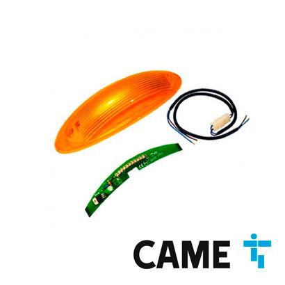 LAMPARA DE CUPULA CAME  001G02801  COMPATIBLE CON BARRERAS GARD4 INCLUYE LO NECESARIO PARA CONECTARSE