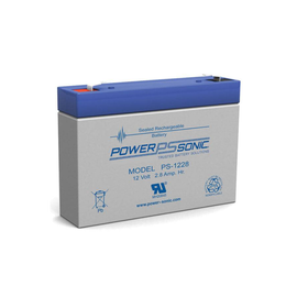 Batería de Respaldo UL de 12 V, 2.8 AH, Ideal para Sistemas de Detección de Incendio, Control de Acceso, Intrusión, Videovigilancia y Energía Solar
