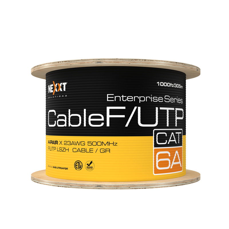 Nexxt Solutions - Bulk cable - FUTP - 305 m - Gray - FUTP LSZH-1 Nexxt Solutions - Bulk cable - FUTP - 305 m - Gray - FUTP LSZH-1
