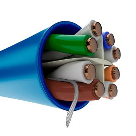 Nexxt Solutions - Bulk cable - Unshielded twisted pair (UTP) - 305 m - RJ-45 a  - Blue - CMR AZUL