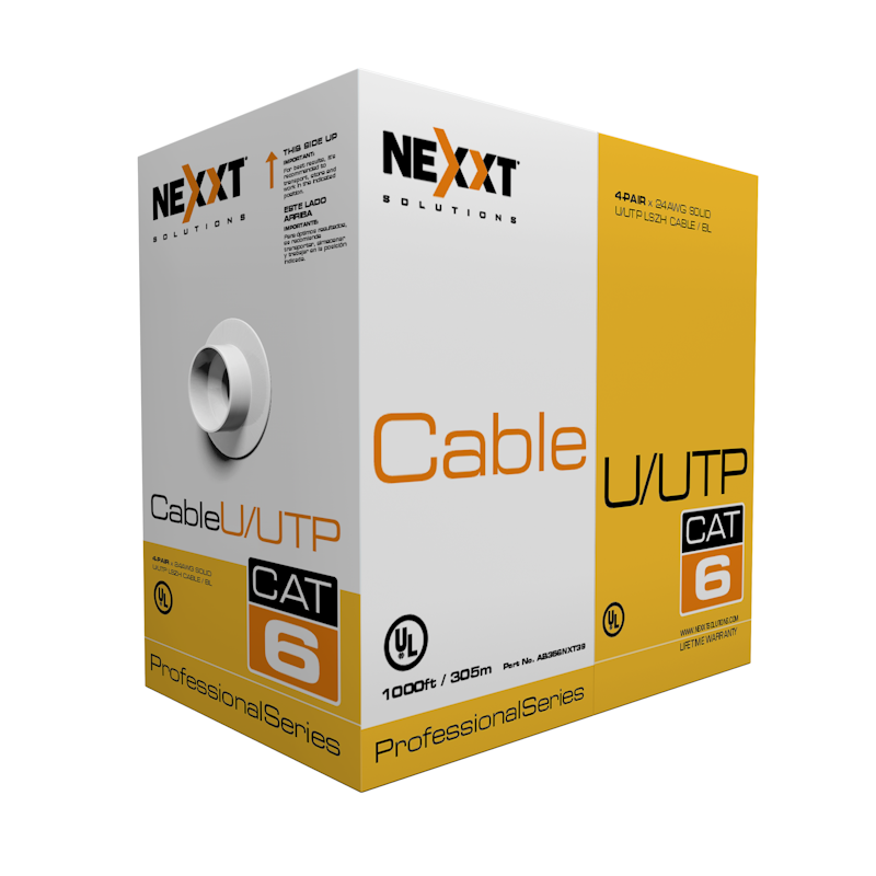 Nexxt Solutions Infrastructure - Bulk cable - UTP - 305 m RJ-45 - Blue - LSZH AZUL