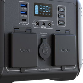 Forza Titan Series - Battery backup - 300 Watt - AC 110/120 V - 300W 2AC/6DC 3.75V LiMnFePO4 Forza Titan Series - Battery backup - 300 Watt - AC 110/120 V - 300W 2AC/6DC 3.75V LiMnFePO4