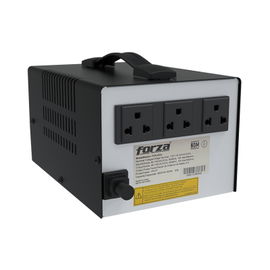 Forza - Automatic voltage regulator - External - AC 220 V - 3 Tomas de Corriente - 6000 VA