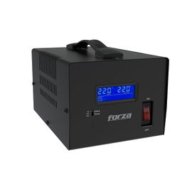 Forza - Automatic voltage regulator - External - AC 220 V - 3 Tomas de Corriente - 6000 VA