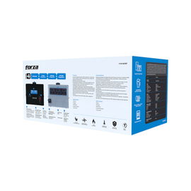 Forza - Automatic voltage regulator - External - AC 220 V - 3 Tomas de Corriente - 6000 VA
