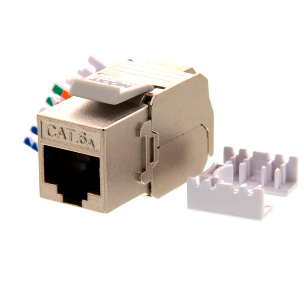 Nexxt - Inserto modular - CAT 6a - STP - RJ-45 - plata Nexxt - Inserto modular - CAT 6a - STP - RJ-45 - plata