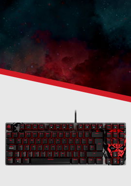 Primus Gaming - Keyboard - Wired - Spanish - USB - Ergonomic Design - Dark Side Keyboard