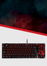 Primus Gaming - Keyboard - Wired - Spanish - USB - Ergonomic Design - Dark Side Keyboard