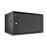 Nexxt Solutions Infrastructure - Wall mount enclosure - SPCC steel / Tempered glass - Black / RAL 9005 - 9U 600X450