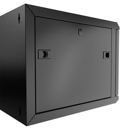 Nexxt Solutions Infrastructure - Wall mount enclosure - SPCC steel / Tempered glass - Black / RAL 9005 - 4U 600X450 Nexxt Solutions Infrastructure - Wall mount enclosure - SPCC steel / Tempered glass - Black / RAL 9005 - 4U 600X450