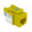 Nexxt - Modular insert - RJ-45 - yellow - 1 port