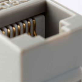 Nexxt - Modular insert - RJ-45 - yellow - 1 port