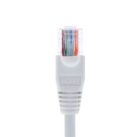 Nexxt - Cable de interconexión - RJ-45 (M) a RJ-45 (M) - 3 m - UTP - CAT 5e - moldeado, trenzado - blanco