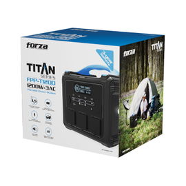 Forza Titan Series - Battery backup - 1200 Watt - AC 110/120 V - 3AC/8DC 3.75V LiMnFePO4 Forza Titan Series - Battery backup - 1200 Watt - AC 110/120 V - 3AC/8DC 3.75V LiMnFePO4