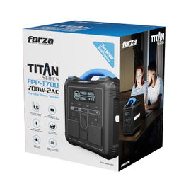 Forza Titan Series - Battery backup - 700 Watt - AC 110/120 V - 2AC/8DC 3.75V LiMnFePO4