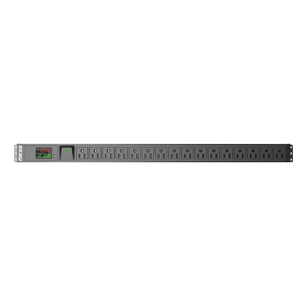 Forza - Power distribution unit - Rack-mountable - AC 100/200 V - 16 Tomas de Corriente - 5-15R 0U SPD Metered