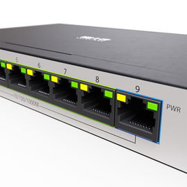 Nexxt Solutions Infrastructure - Switch - Gigabit Ethernet - 9 - 1 Gigabit Ethernet - 9 POE+ 120W