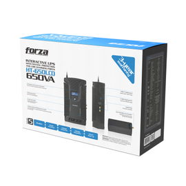 Forza HT Series HT-650LCD - UPS - Line interactive - 360 Watt - 650 VA - AC 110/120 V - 12-NEMA 2USB 50/60Hz Forza HT Series HT-650LCD - UPS - Line interactive - 360 Watt - 650 VA - AC 110/120 V - 12-NEMA 2USB 50/60Hz