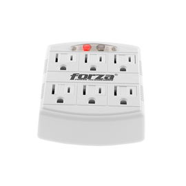 Forza Power Technologies - Power adapter - Plug-in module - AC 110/120 V - 6 Tomas de Corriente - protect, nightlight