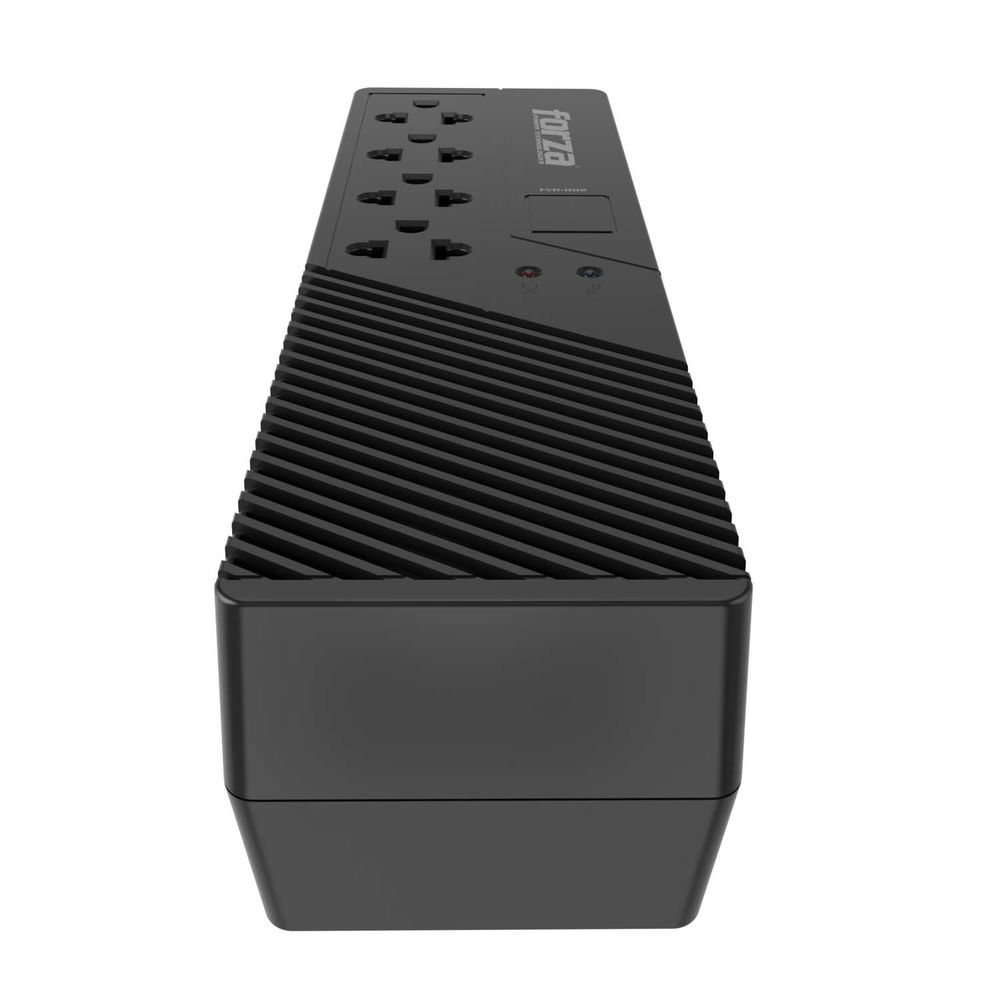 Forza FVR Series FVR-1012 - Regulador automático de voltaje - CA 220 V - 500 vatios - 1000 VA - conectores de salida: 4 - negro Forza FVR Series FVR-1012 - Regulador automático de voltaje - CA 220 V - 500 vatios - 1000 VA - conectores de salida: 4 - negro