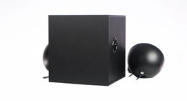 Klip Xtreme KES-350 AcoustixFusion I - Sistema de altavoces - para PC - canal 2.1 - 38 vatios (Total) - negro Klip Xtreme KES-350 AcoustixFusion I - Sistema de altavoces - para PC - canal 2.1 - 38 vatios (Total) - negro