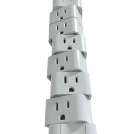 Forza RSO-06TUSB - Protector contra sobretensiones (montaje en pared) - CA 120 V - 1800 vatios - conectores de salida: 6 - blanco Forza RSO-06TUSB - Protector contra sobretensiones (montaje en pared) - CA 120 V - 1800 vatios - conectores de salida: 6 - blanco