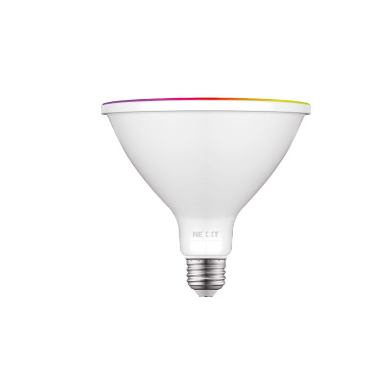 Nexxt Solutions Smart - Bombilla de foco LED - forma: PAR38 - E26 / E27 - 13 W (equivalente 80 W) - luz blanca/RGB - 2700-6500 K