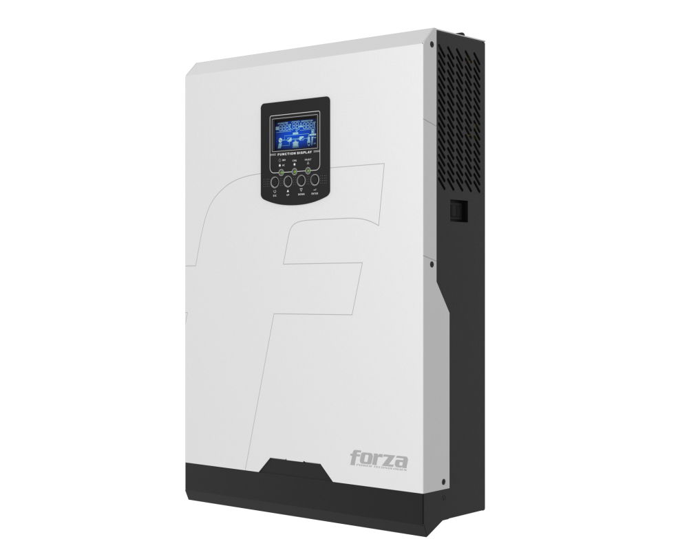 Forza Pulsar Series FIO-P11K12 - UPS - CA 120 V - 1000 vatios - 1000 VA - 1 fase - sin batería - RS-232, USB - negro, blanco