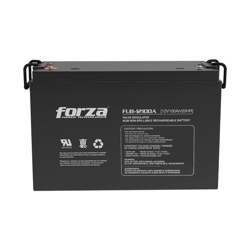 Forza FUB-12100A - Batería de UPS - Ácido de plomo - 100 Ah - negro