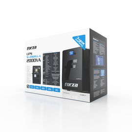 Forza SL Series SL-2002UL-A - UPS - CA 220 V - 1200 vatios - 2000 VA - 9 Ah - USB - conectores de salida: 4 - Argentina - negro