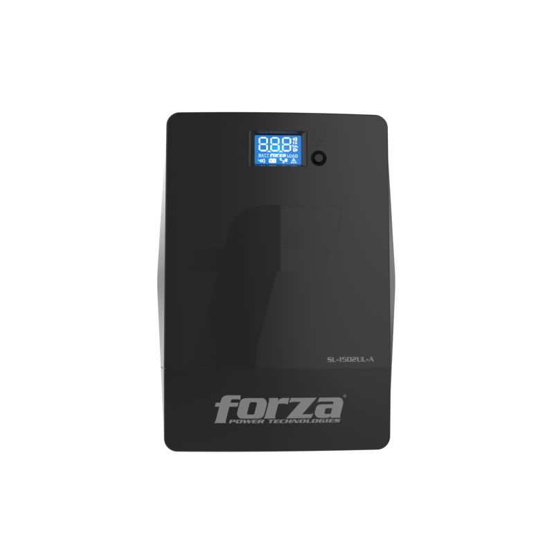 Forza SL Series SL-1502UL-A - UPS - CA 220 V - 900 vatios - 1500 VA - 9 Ah - USB - conectores de salida: 4 - Argentina - negro Forza SL Series SL-1502UL-A - UPS - CA 220 V - 900 vatios - 1500 VA - 9 Ah - USB - conectores de salida: 4 - Argentina - negro