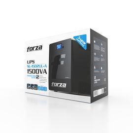 Forza SL Series SL-1502UL-A - UPS - CA 220 V - 900 vatios - 1500 VA - 9 Ah - USB - conectores de salida: 4 - Argentina - negro Forza SL Series SL-1502UL-A - UPS - CA 220 V - 900 vatios - 1500 VA - 9 Ah - USB - conectores de salida: 4 - Argentina - negro