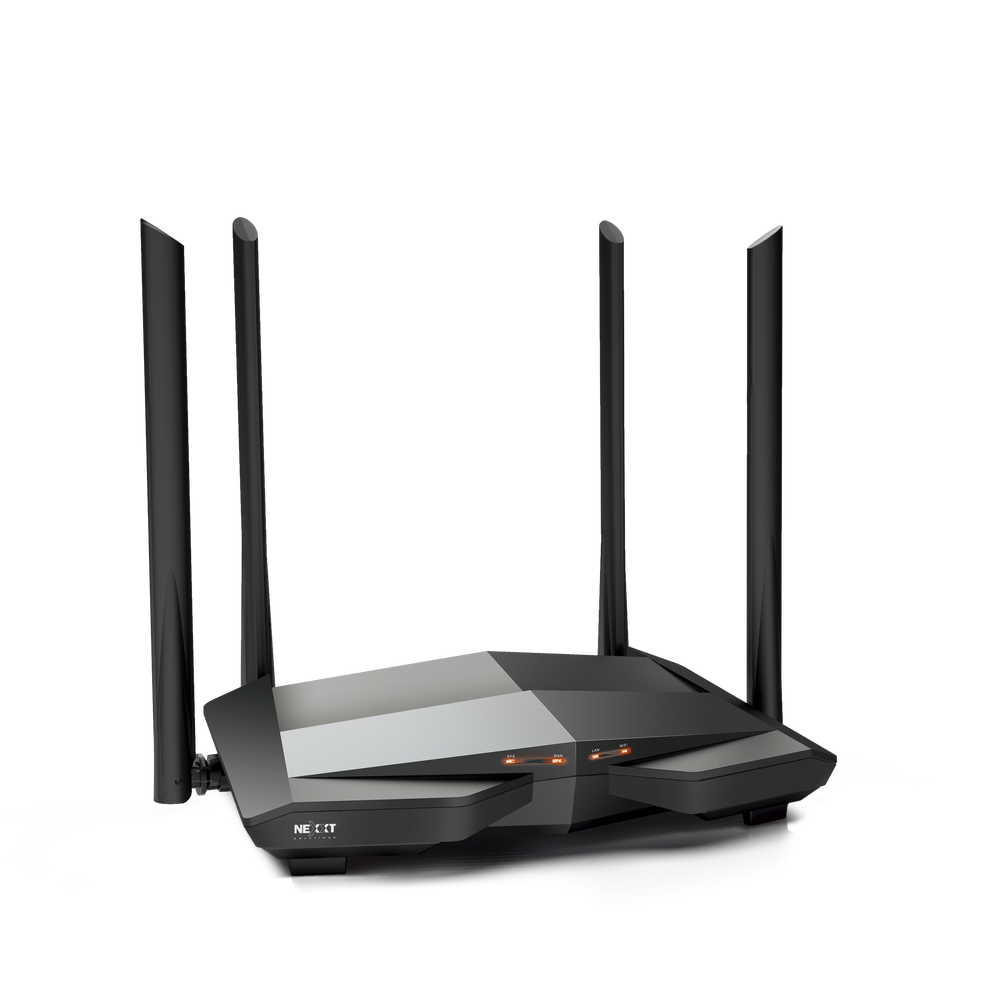 Nexxt Solutions Connectivity - Router - Wireless - 802.11ac - Desktop - 1200mbps Giga App Nexxt Solutions Connectivity - Router - Wireless - 802.11ac - Desktop - 1200mbps Giga App