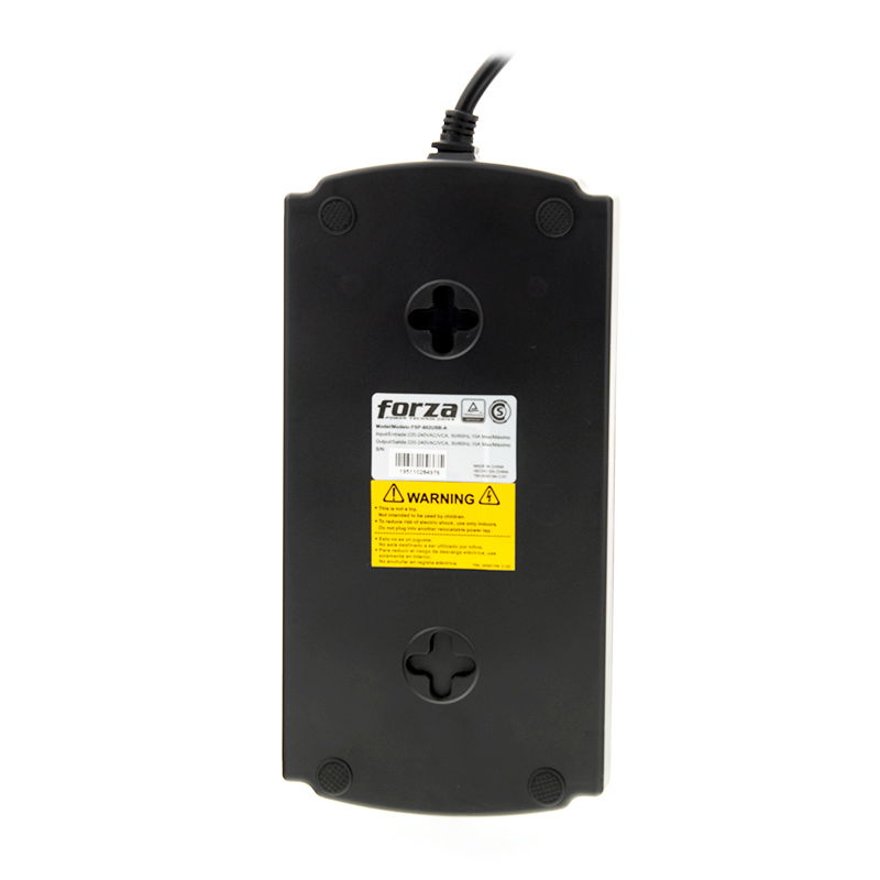 Forza - Surge protector - AC 220 V - 6 Tomas de Corriente - IRAM (Arg) 2 USB