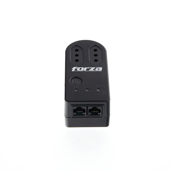 Forza - Voltage Protector - AC 220 V - 2 Tomas de Corriente - RJ45 900J Italian